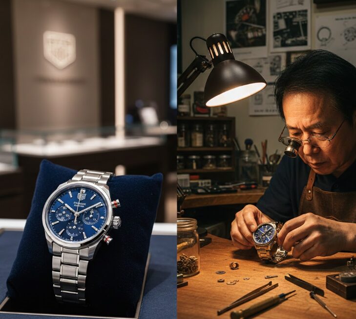 タグホイヤーのオーバーホールはどこで?正規と民間の料金を比較