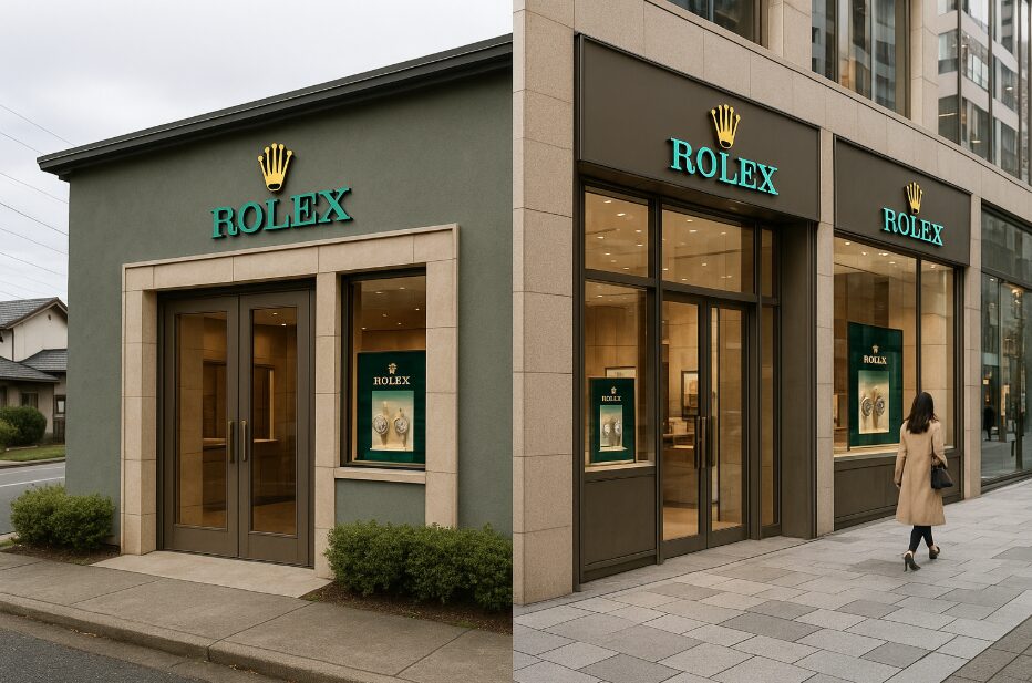 ロレックス 地方と都心部での確率の違い