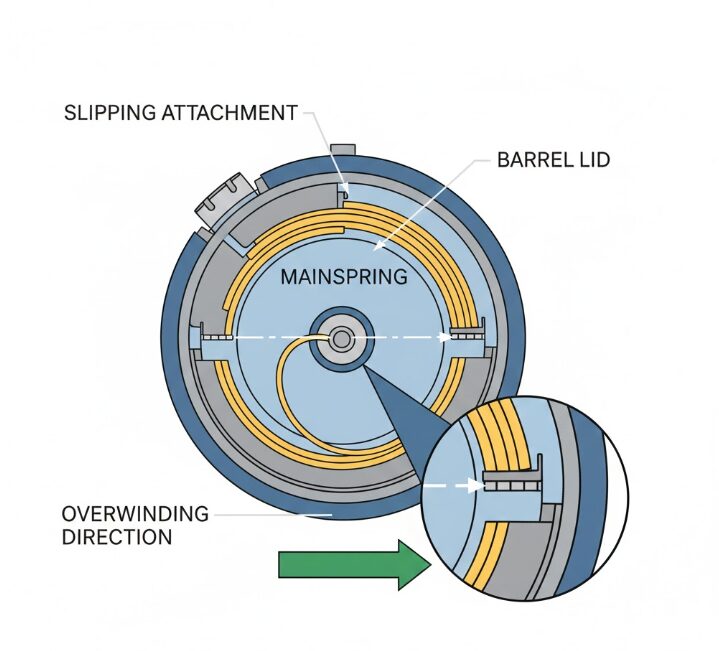 まずはロレックスを手巻き操作で診断