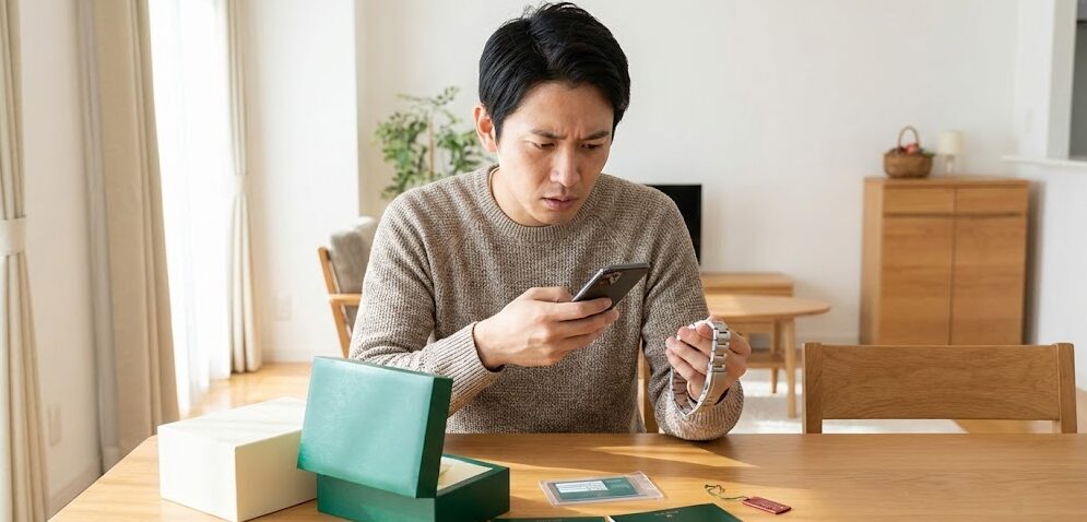 ロレックスのオイスターパーペチュアル 付属品や保証書での真贋チェック