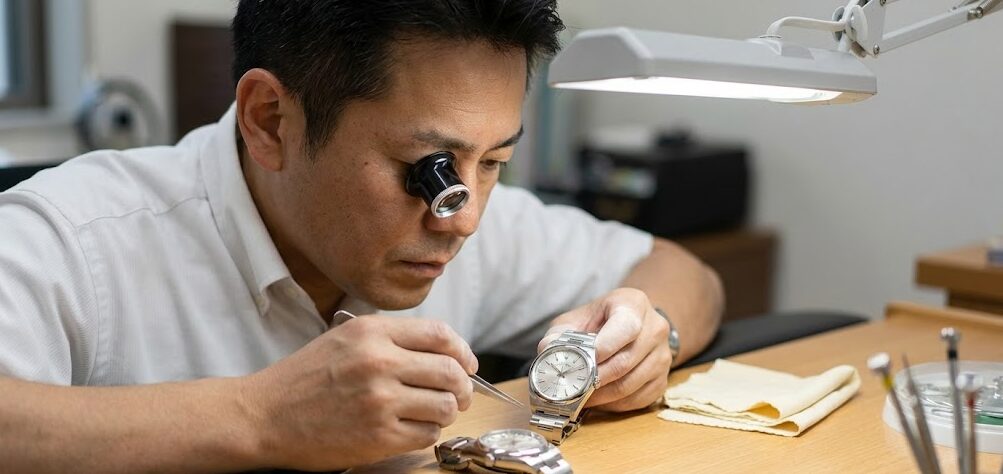 ロレックスのオイスターパーペチュアル 偽物の見分け方